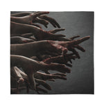 Halloween Zombie Hands Print Silk Bandana