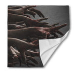 Halloween Zombie Hands Print Silk Bandana