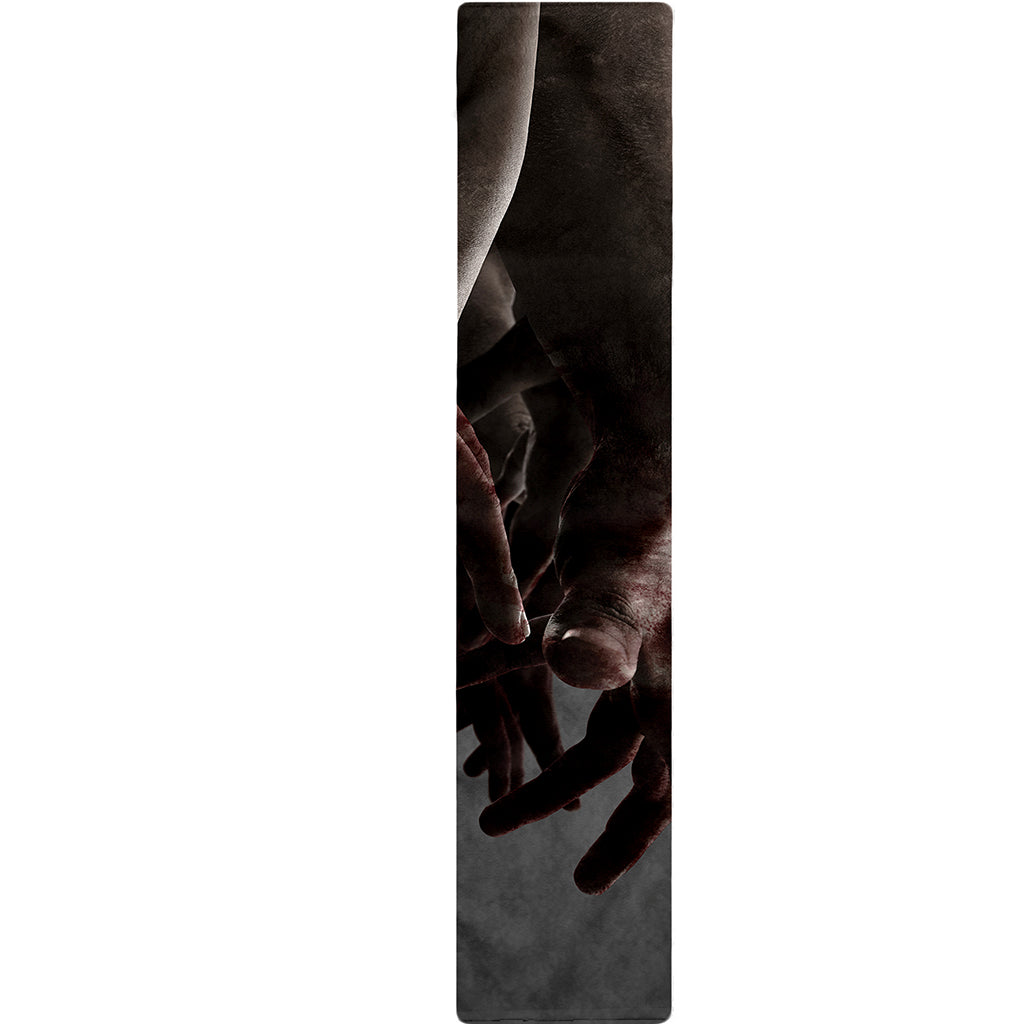 Halloween Zombie Hands Print Table Runner