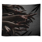 Halloween Zombie Hands Print Tapestry