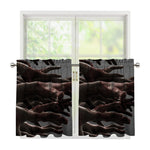 Halloween Zombie Hands Print Tier Curtains