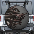 Halloween Zombie Hands Print Tire Cover With Camera Hole