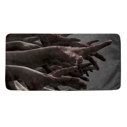 Halloween Zombie Hands Print Towel