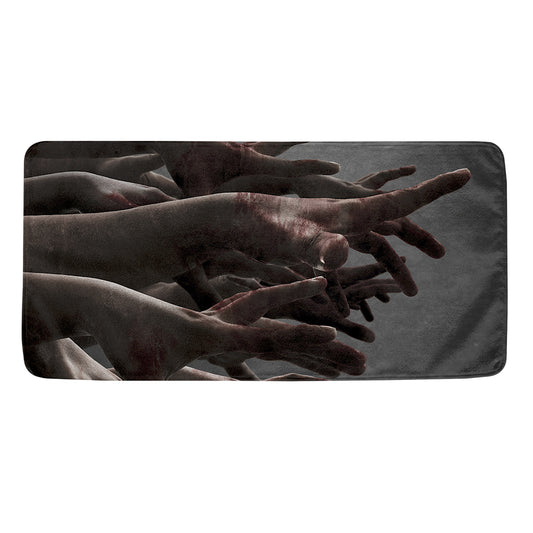 Halloween Zombie Hands Print Towel