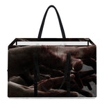 Halloween Zombie Hands Print Utility Tote Bag