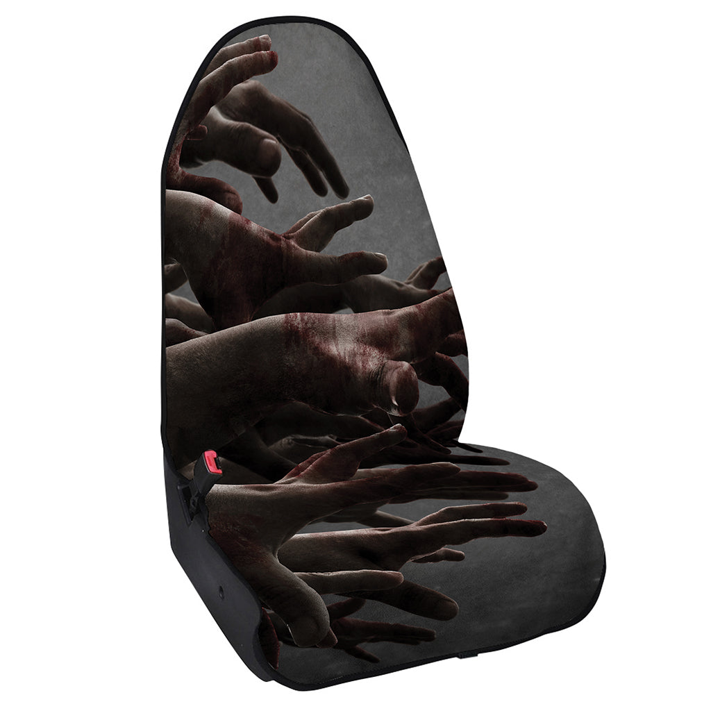 Halloween Zombie Hands Print Waterproof Car Seat Cover