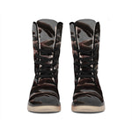 Halloween Zombie Hands Print Winter Boots