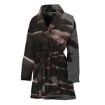 Halloween Zombie Hands Print Women's Bathrobe