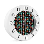 Halloween Zombie Pattern Print Alarm Clock