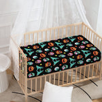 Halloween Zombie Pattern Print Baby Crib Sheet