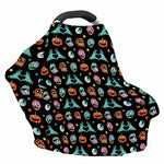 Halloween Zombie Pattern Print Baby Seat Cover