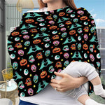 Halloween Zombie Pattern Print Baby Seat Cover