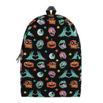 Halloween Zombie Pattern Print Backpack