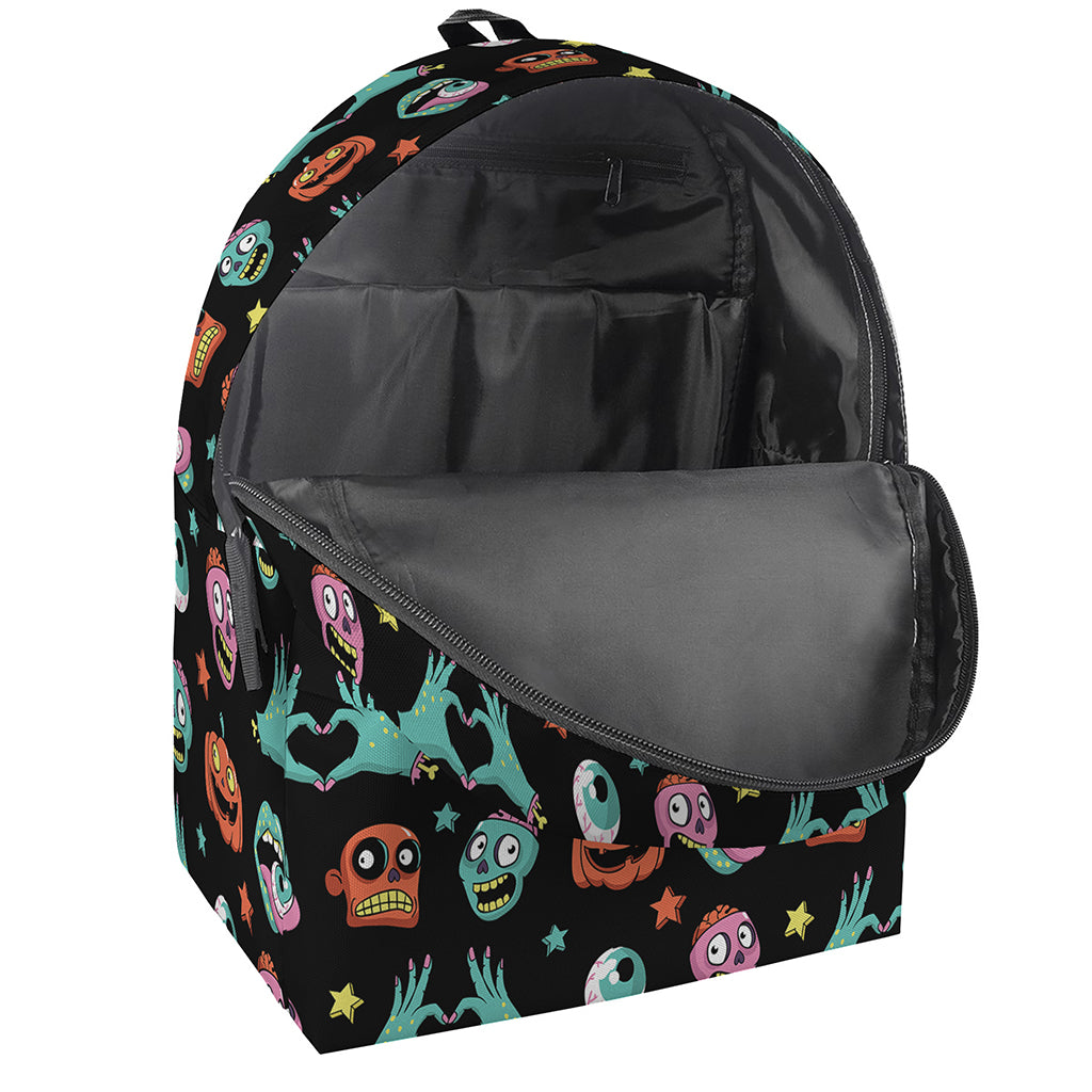 Halloween Zombie Pattern Print Backpack