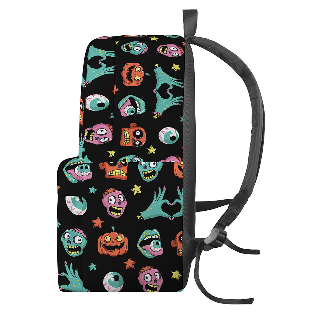 Halloween Zombie Pattern Print Backpack