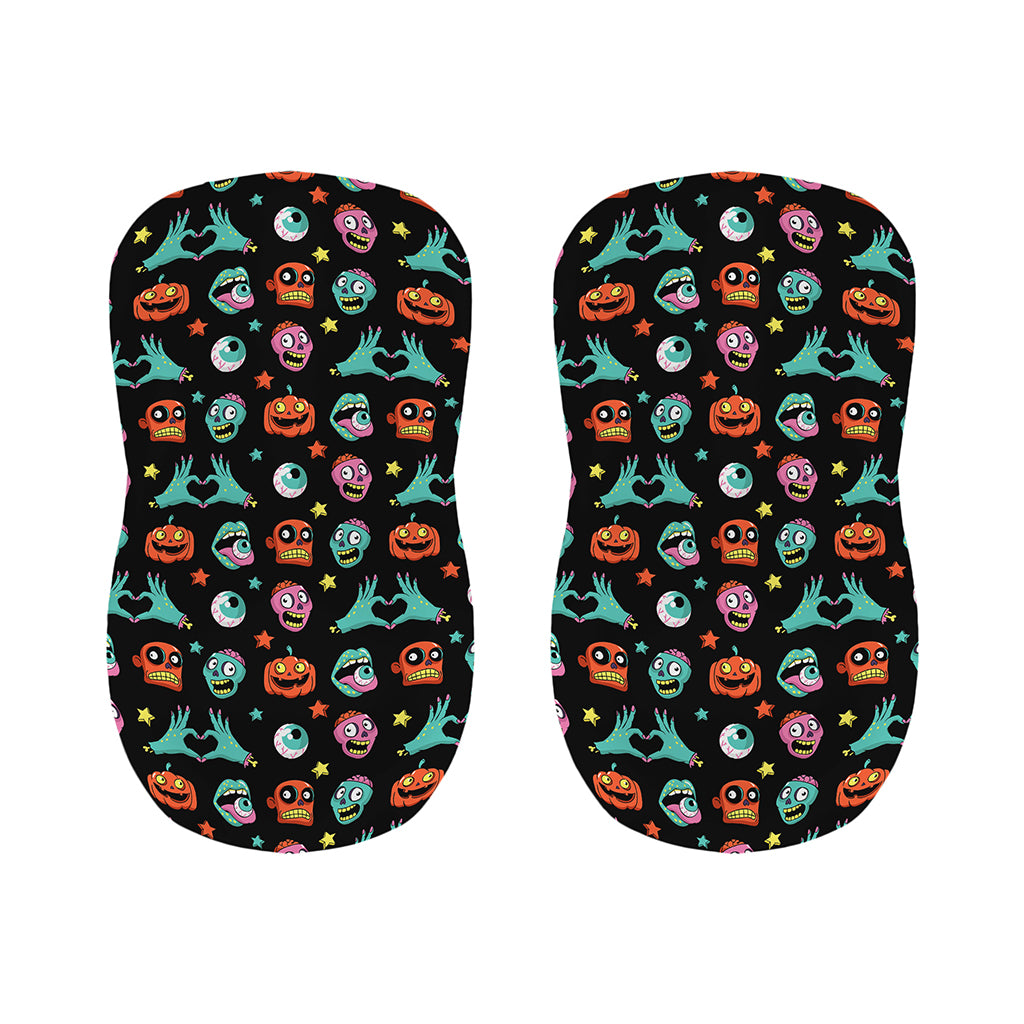 Halloween Zombie Pattern Print Bar Stool Covers