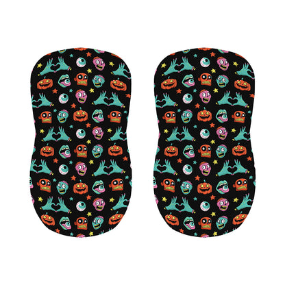 Halloween Zombie Pattern Print Bar Stool Covers