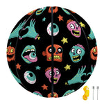 Halloween Zombie Pattern Print Basketball