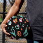 Halloween Zombie Pattern Print Basketball