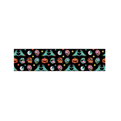 Halloween Zombie Pattern Print Bed Runner