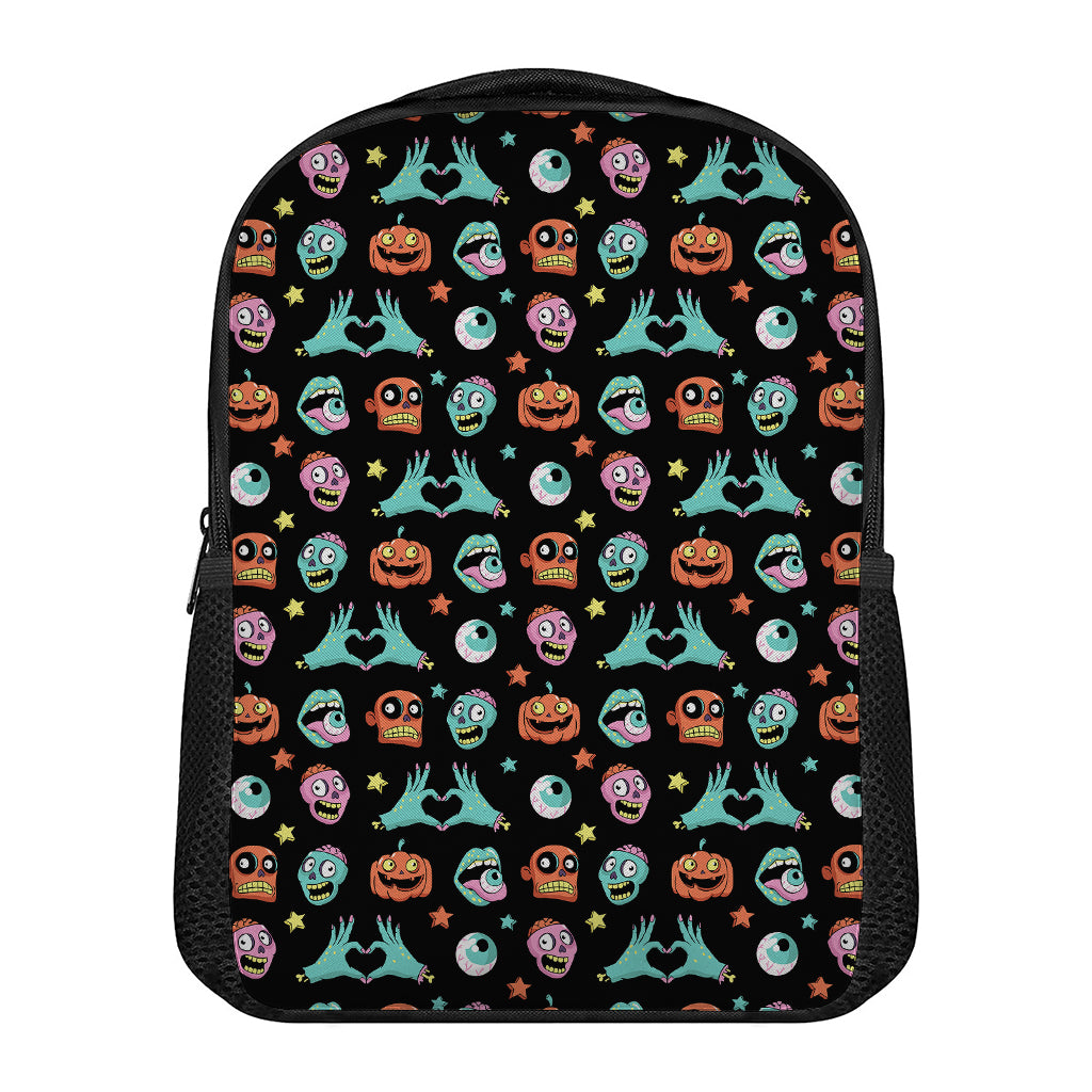 Halloween Zombie Pattern Print Casual Backpack