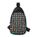 Halloween Zombie Pattern Print Sling Bag