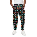 Halloween Zombie Pattern Print Cotton Sweatpants