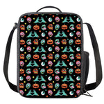 Halloween Zombie Pattern Print Crossbody Lunch Bag