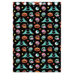 Halloween Zombie Pattern Print Curtain