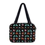 Halloween Zombie Pattern Print Double Strap Bible Bag