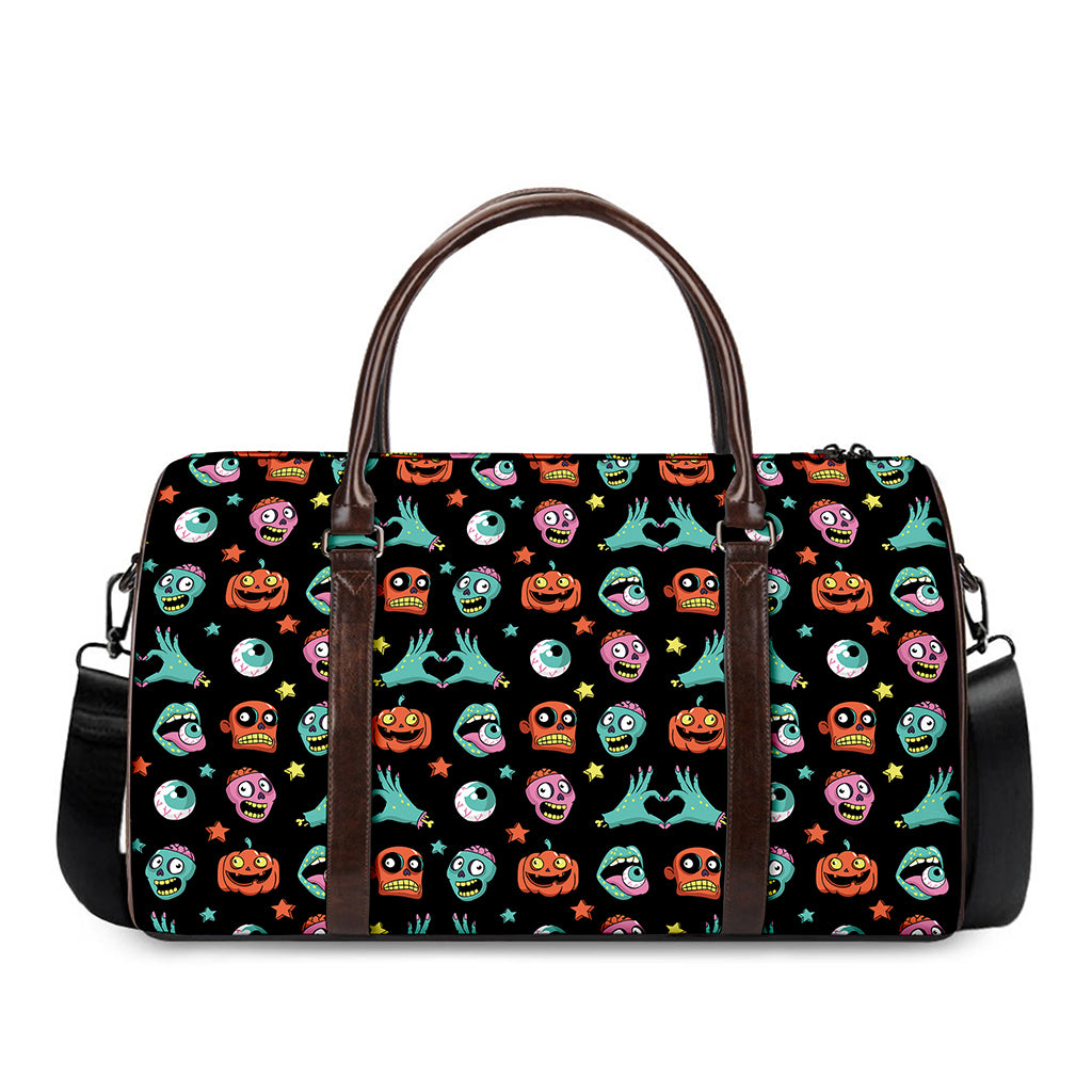 Halloween Zombie Pattern Print Duffle Bag