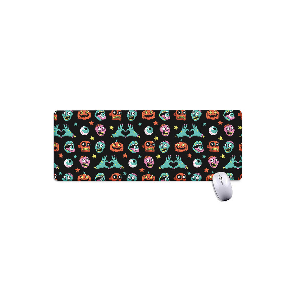 Halloween Zombie Pattern Print Extended Mouse Pad