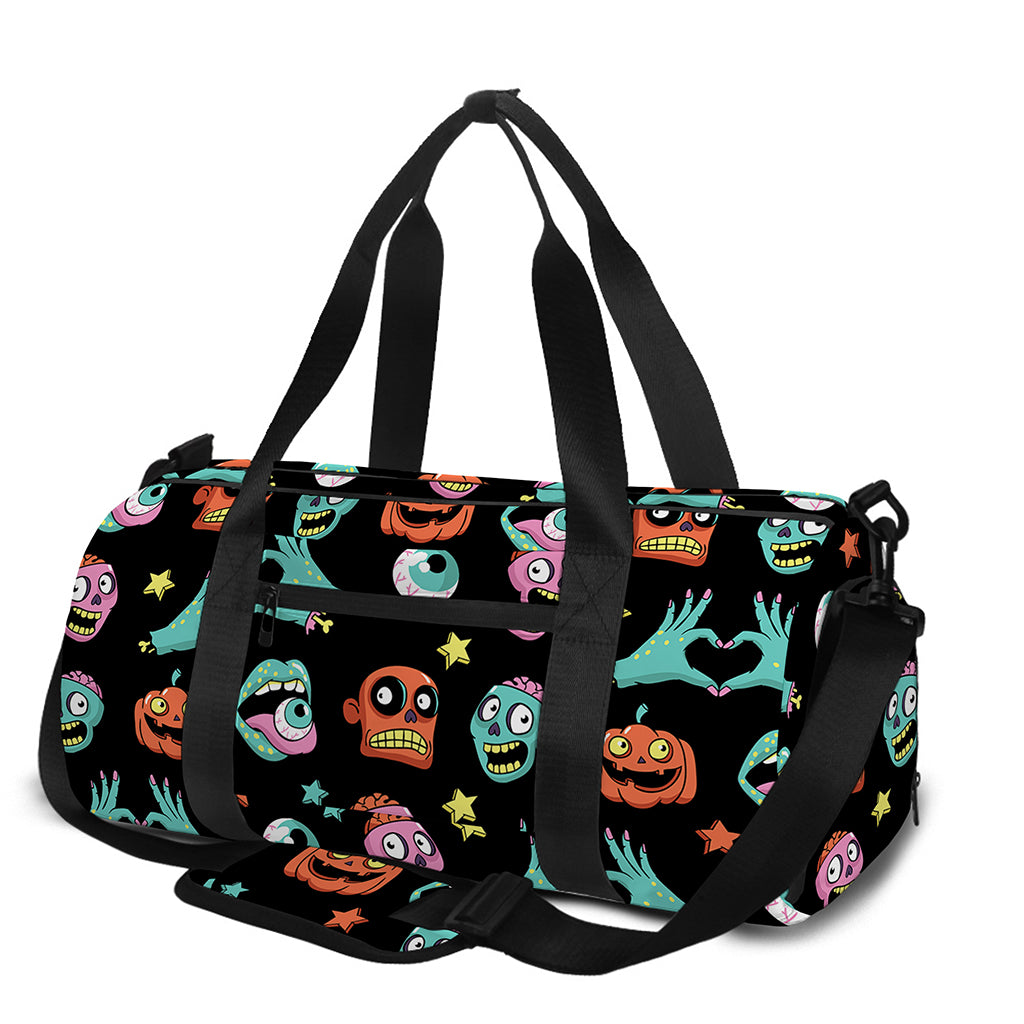 Halloween Zombie Pattern Print Gym Bag