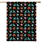 Halloween Zombie Pattern Print House Flag