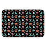 Halloween Zombie Pattern Print Indoor Door Mat