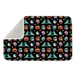 Halloween Zombie Pattern Print Indoor Door Mat