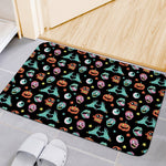 Halloween Zombie Pattern Print Indoor Door Mat