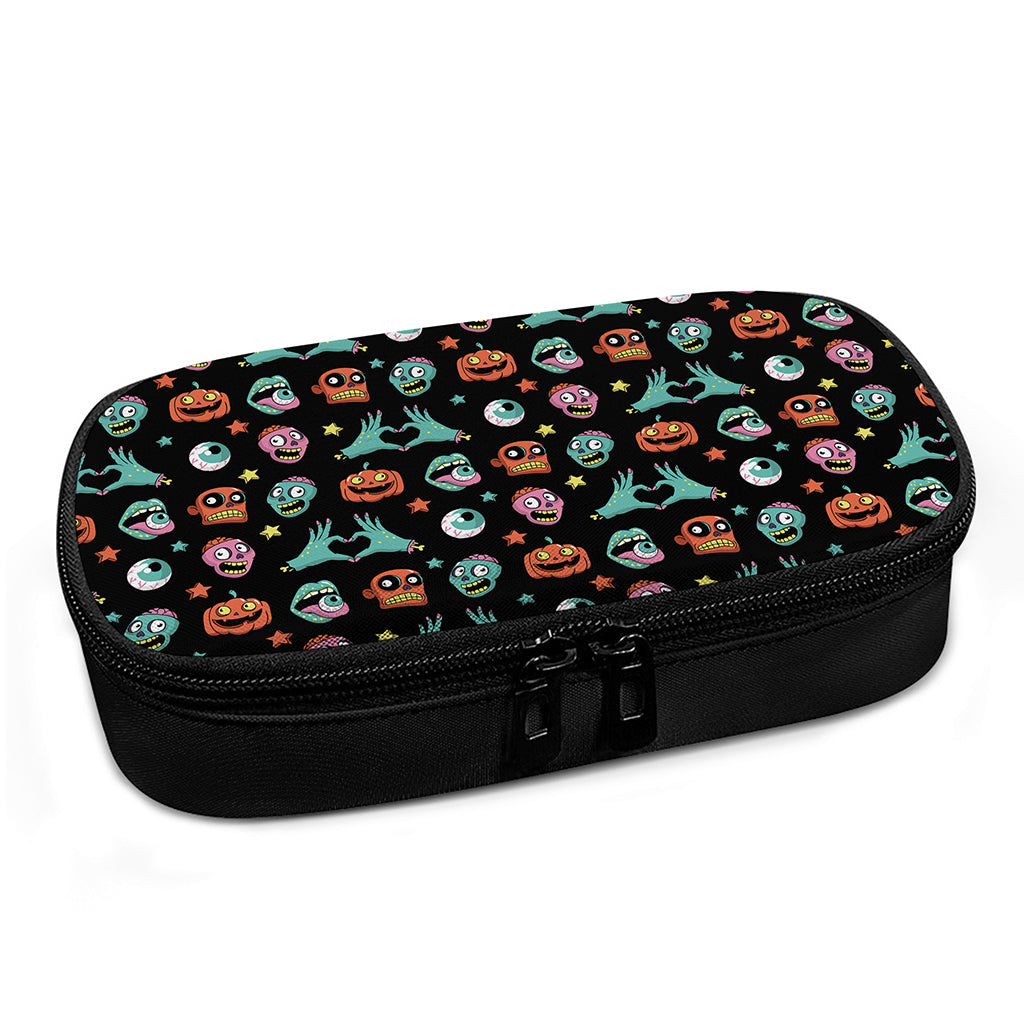 Halloween Zombie Pattern Print Insulin Cooler Travel Case