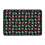 Halloween Zombie Pattern Print Kitchen Mat