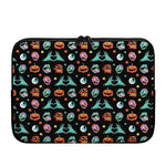 Halloween Zombie Pattern Print Laptop Sleeve