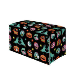 Halloween Zombie Pattern Print Leather Tissue Box Cover