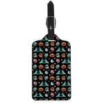 Halloween Zombie Pattern Print Luggage Tag