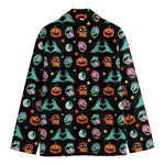 Halloween Zombie Pattern Print Men's Blazer
