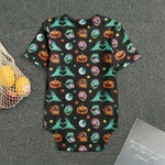 Halloween Zombie Pattern Print Men's Bodysuit