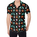 Halloween Zombie Pattern Print Men's Shirt