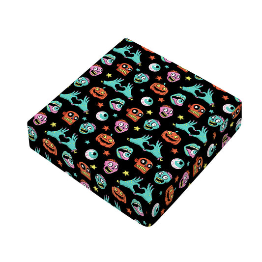 Halloween Zombie Pattern Print Outdoor Seat Cushion Cover