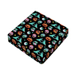 Halloween Zombie Pattern Print Outdoor Seat Cushion Cover
