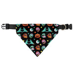 Halloween Zombie Pattern Print Over The Collar Dog Bandana