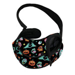 Halloween Zombie Pattern Print Pet Sling Carrier