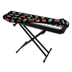 Halloween Zombie Pattern Print Piano Keyboard Cover